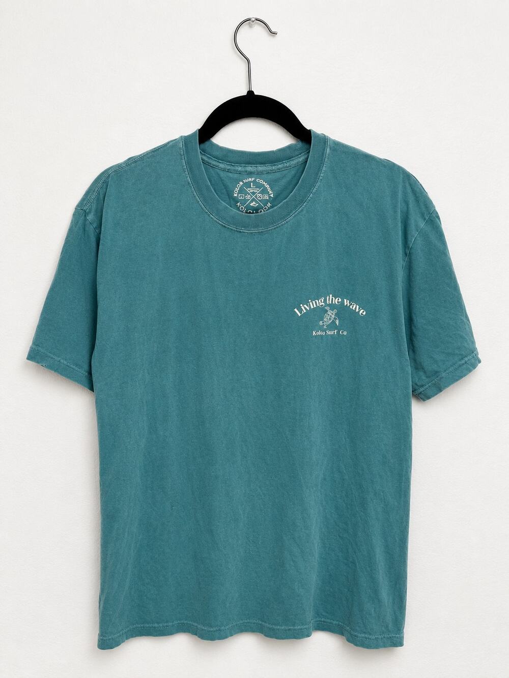 Koloa Surf Company Men's L Teal Classic T-shirt